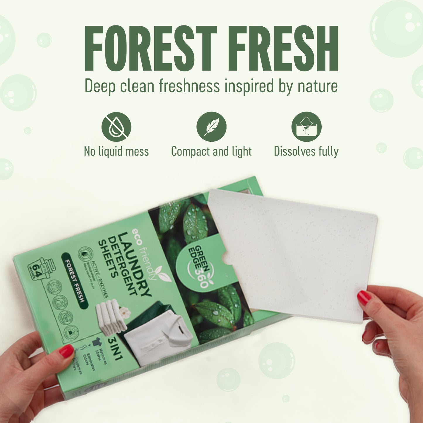Forest Fresh Laundry Detergent Sheets Bundle (Up to 192 Washes)