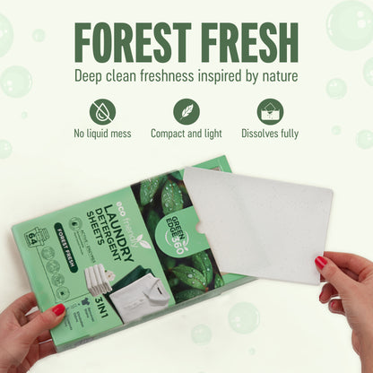 Forest Fresh Laundry Detergent Sheets Bundle (Up to 192 Washes)