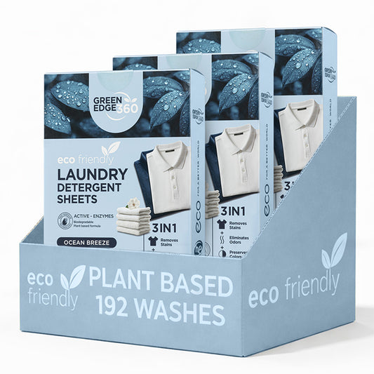 Ocean Breeze Laundry Detergent Sheets Bundle (Up to 192 Washes)
