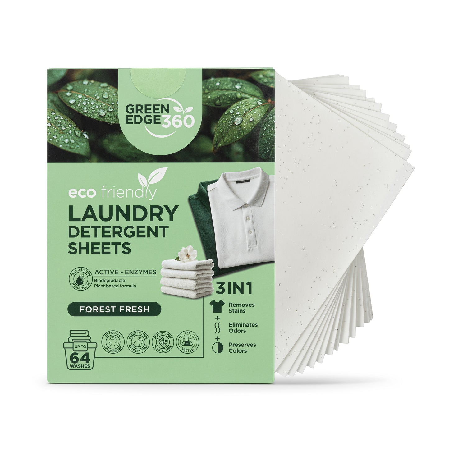 Forest Fresh Laundry Detergent Sheets Bundle (Up to 192 Washes)