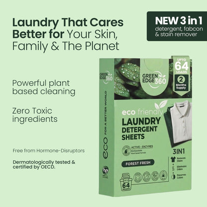 Laundry Detergent Sheets UK | Plastic-Free Eco Laundry Sheets