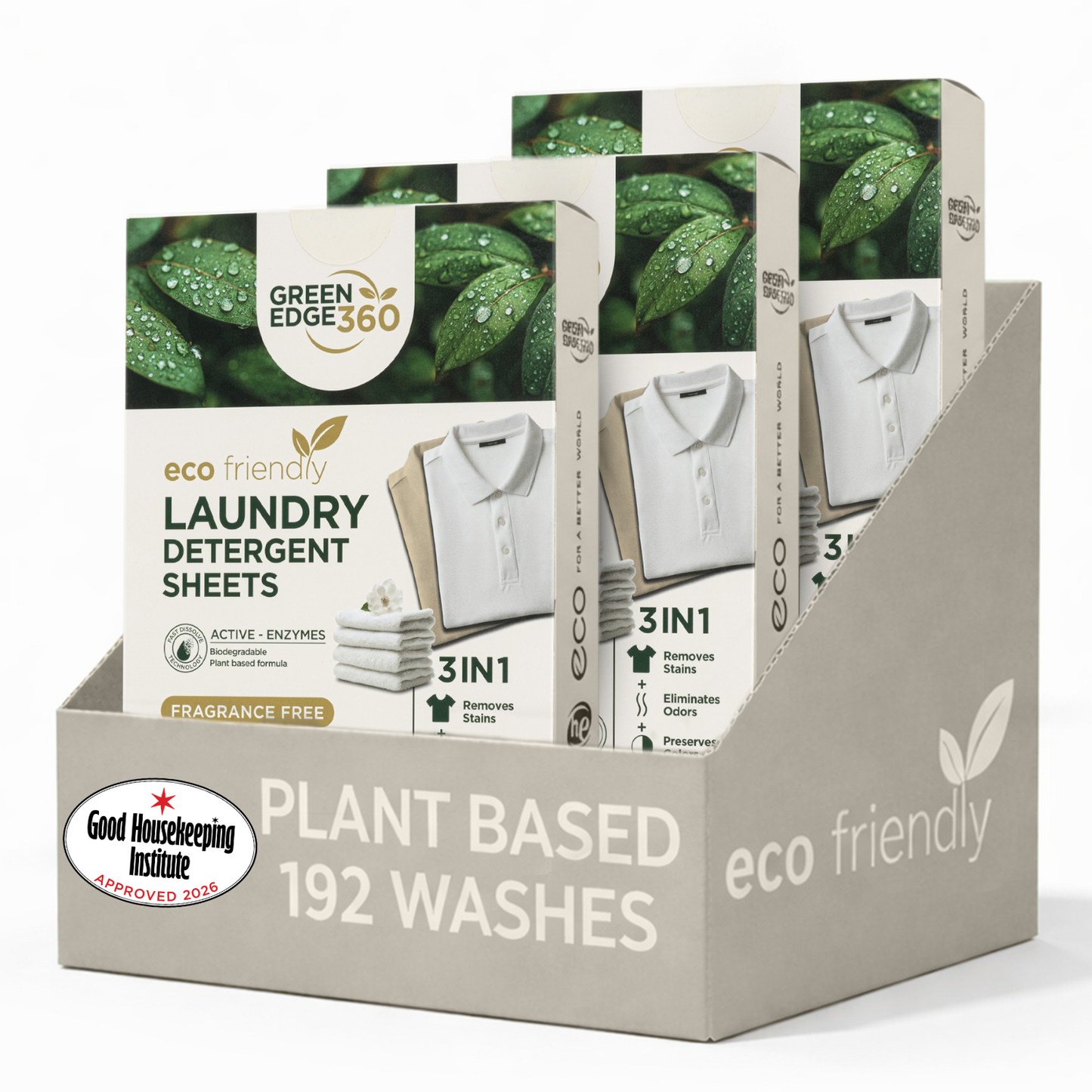 Eco-Friendly Laundry Detergent Sheets