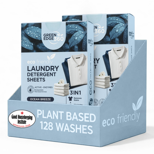 Ocean Breeze Laundry Detergent Sheets Bundle (Up to 128 Washes)