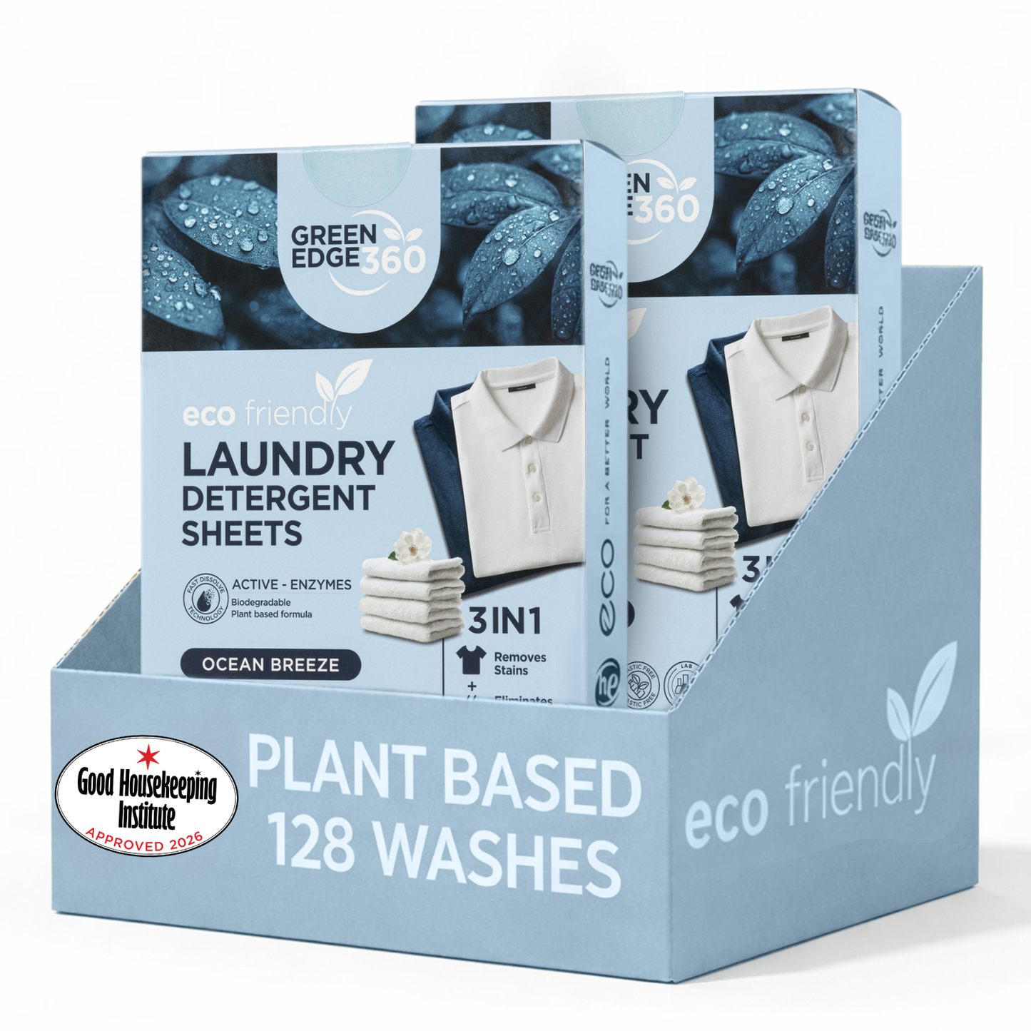 Eco-Friendly Laundry Detergent Sheets