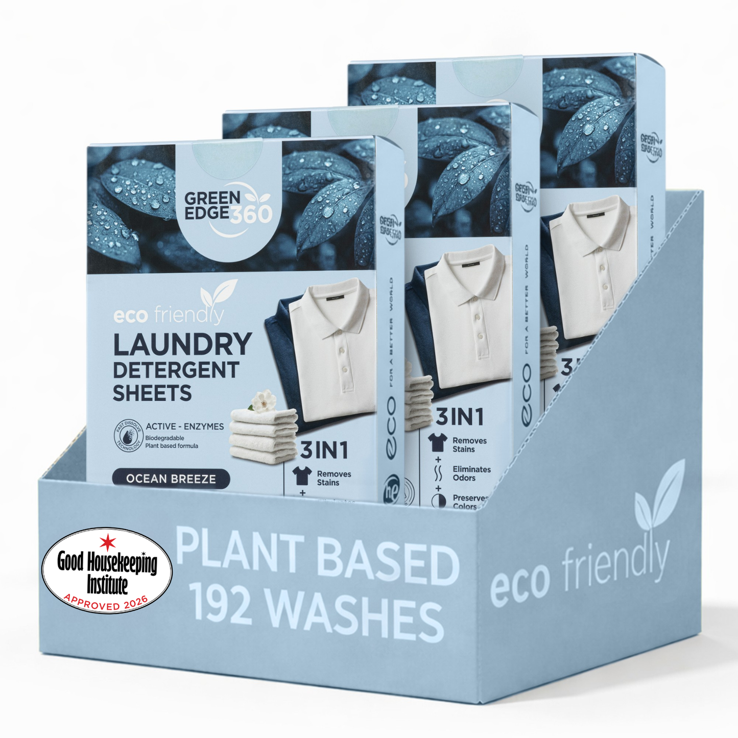 Eco-Friendly Laundry Detergent Sheets